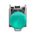 چراغ سیگنال اشنایدر فلزی سبز بدون LED داخلی XB4BV63