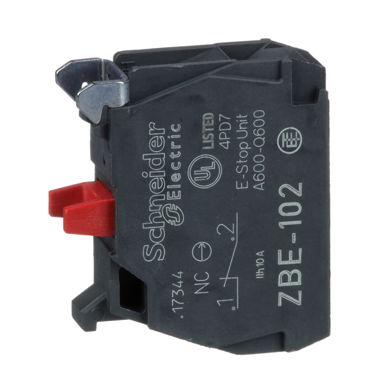 ZBE102_DA19_1500 کنتاکت کمکی 1NC مخصوص XB5 و Harmony XB4 اشنایدر