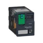 رله شیشه ای 8 پایه 24 ولت DC و 12 آمپر باRXM2AB2BD LED