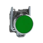 پوش باتن اشنایدر فلزی سبز 1NO بدون LED داخلی XB4BA31