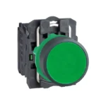پوش باتن اشنایدر پلاستیکی سبز 1NOبدون LED داخلی XB5AA31