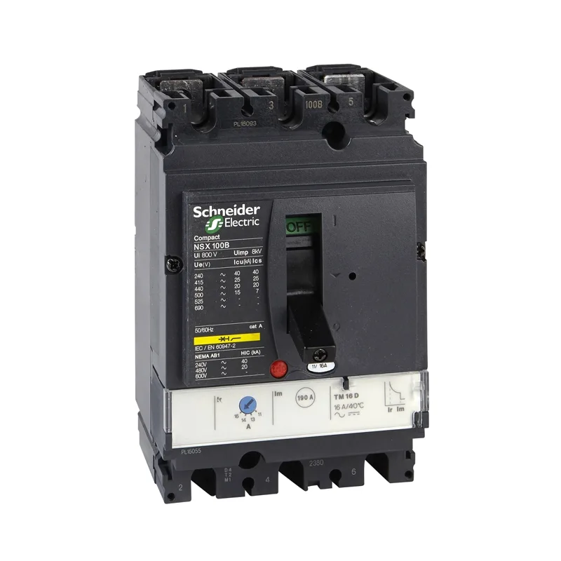 کلید اتوماتیک 32 آمپر اشنایدر سه پل 50kA حفاظتLV429845 TM-D