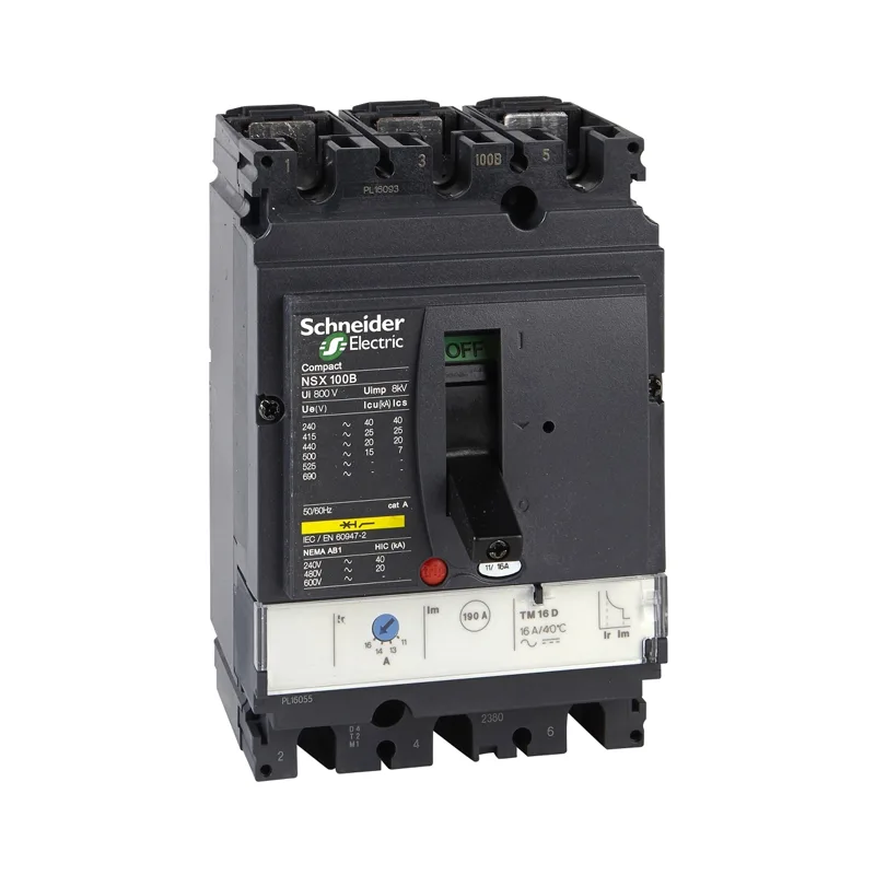 کلید اتوماتیک 25 آمپر اشنایدر سه پل 50kA حفاظتLV429846 TM-D